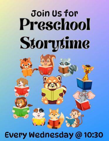 Preschool Storytime