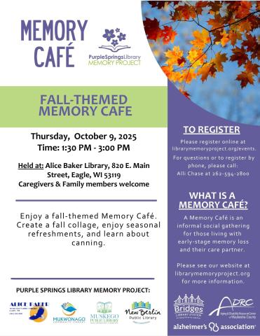 fall craft, refreshments and canning