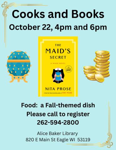 potluck, book discussion