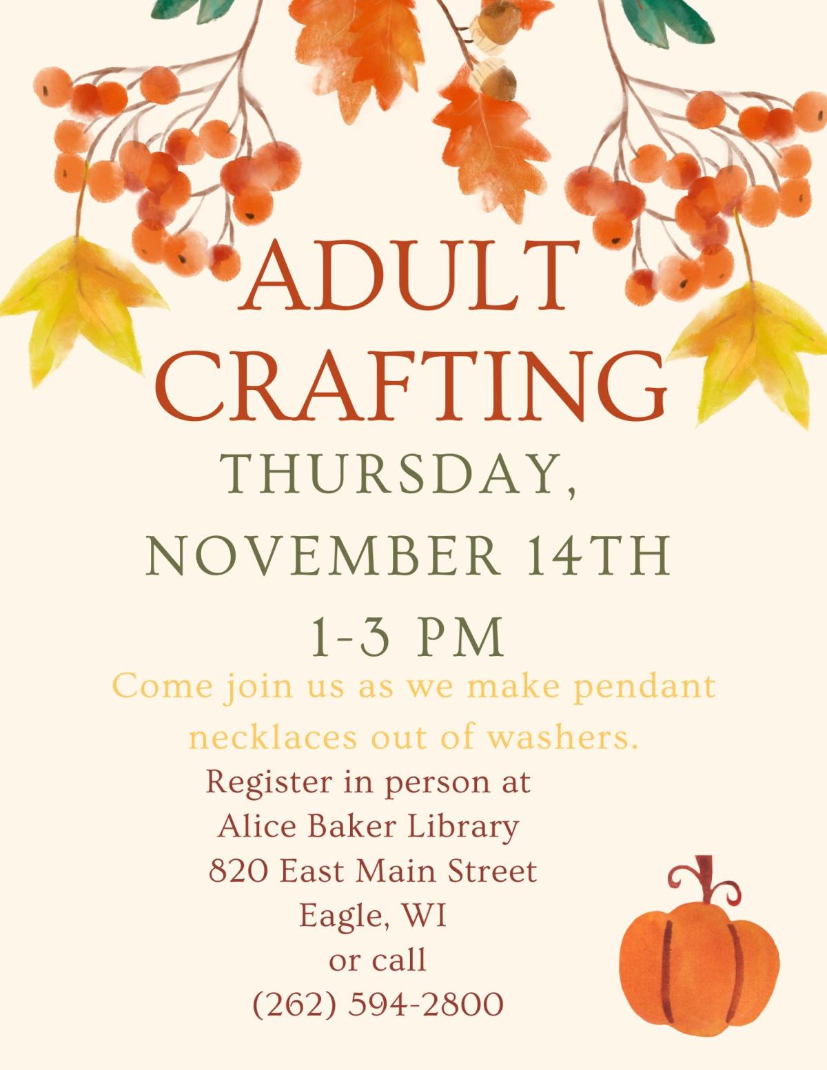 crafts, adults