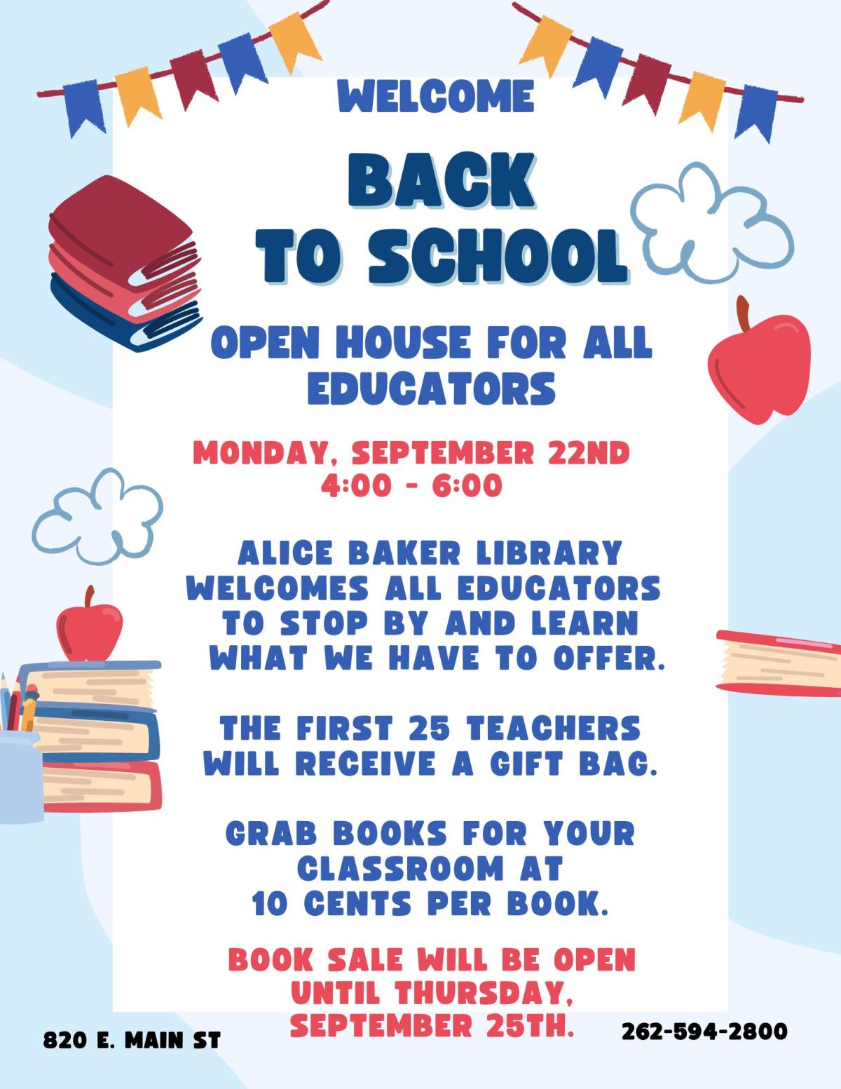 Back to School Open House